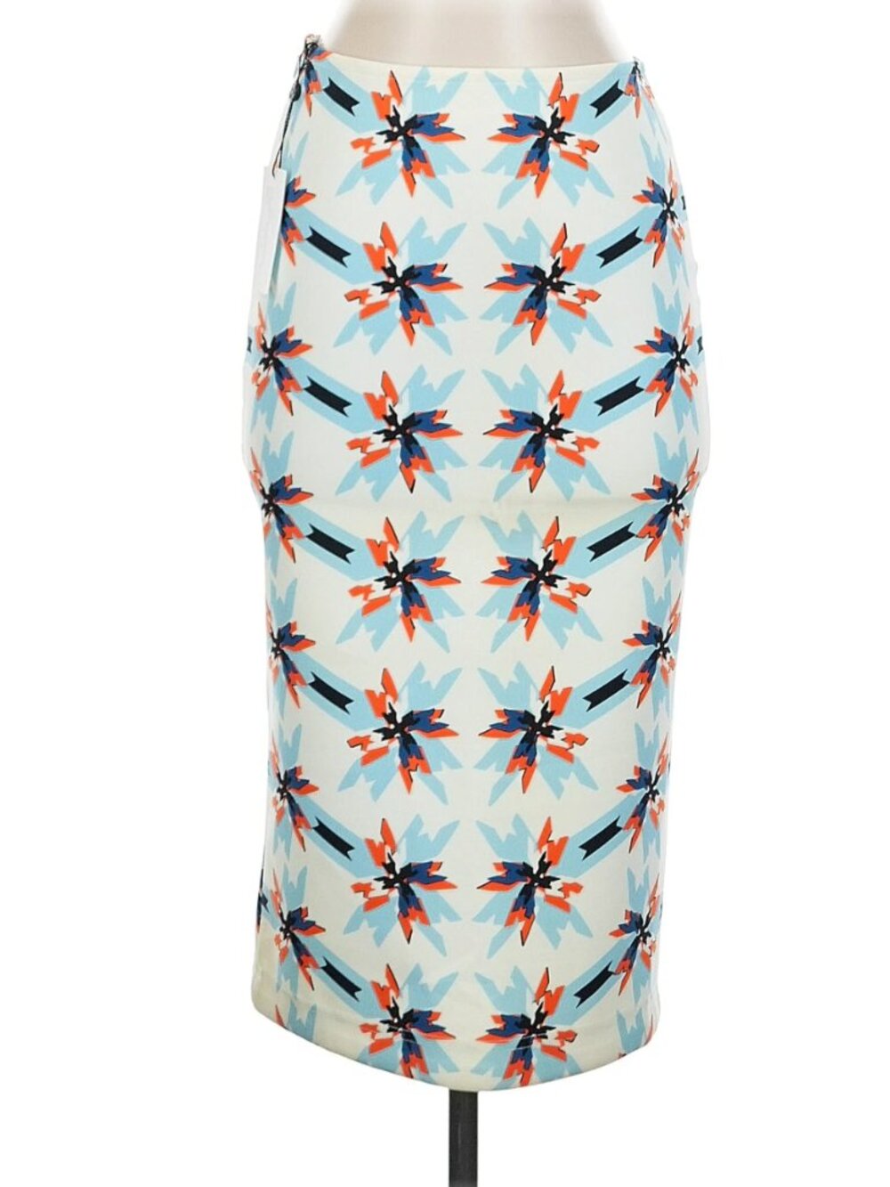 Tanya Taylor Bundy Pencil Skirt Corpcore Office Siren Pinwheel Abstract Artsy 4 - Picture 7 of 11
